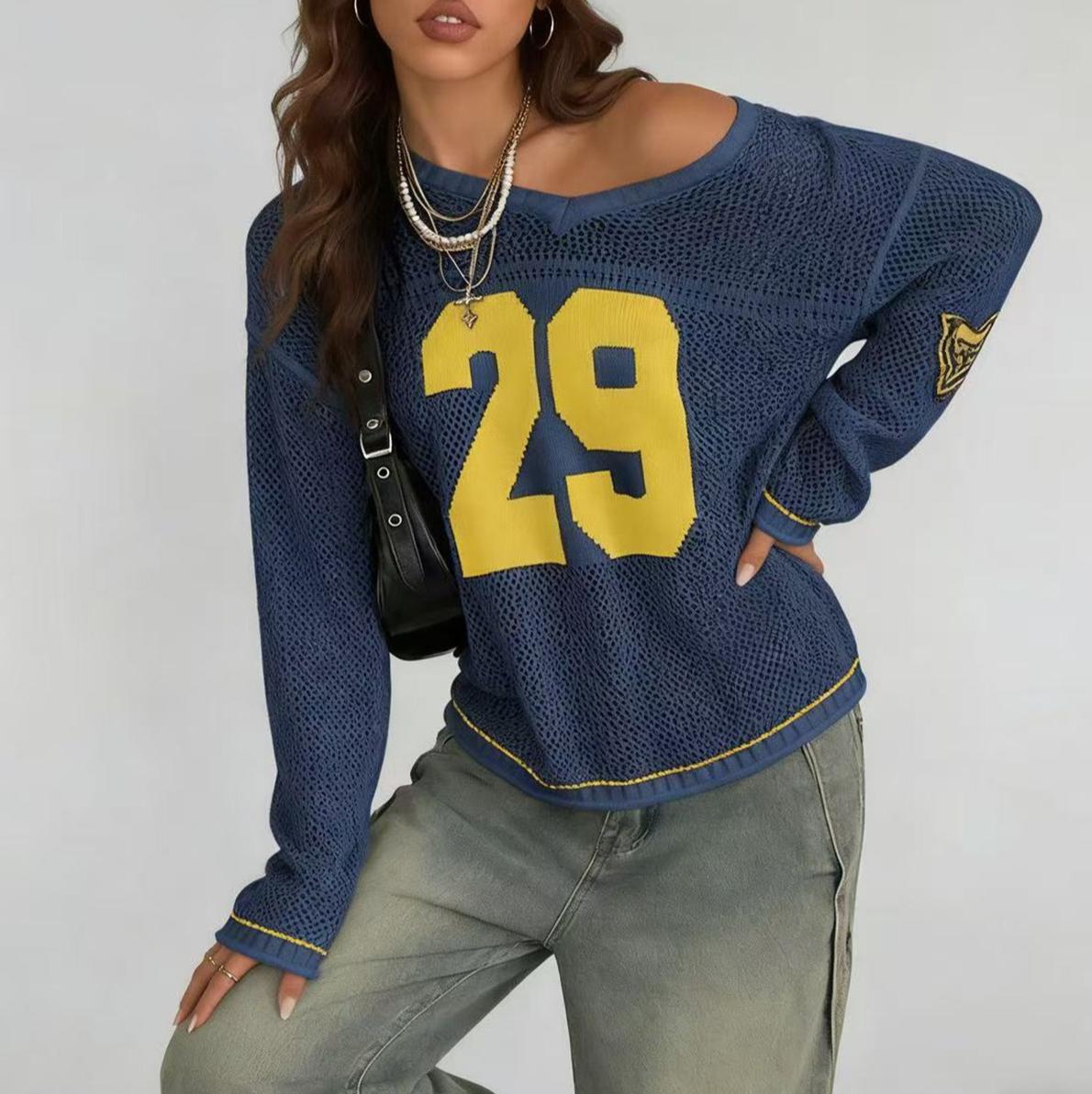 Y2k Sweater for Women & Men, Retro Streetwear Pullover, Unisex Knitwear Tops, Casual Knitted Sweater Ideal for Couple Matching Outfits