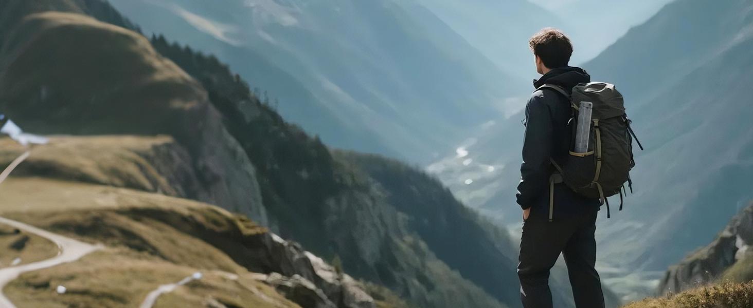 40" Telescopic Camping Lights with Stand, 8000mAh Rechargeable LED Work Light & Camp Lantern, 1000LM Portable Tripod Lamp, 20H Runtime for Power Outages, Survival Gear and Camping Essentials