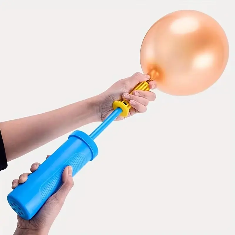 Portable Lightweight Manual Air Pump, Durable Compact Handle, Ergonomic Base, Ideal for Party Decorations, No Power Required, Balloon Inflator