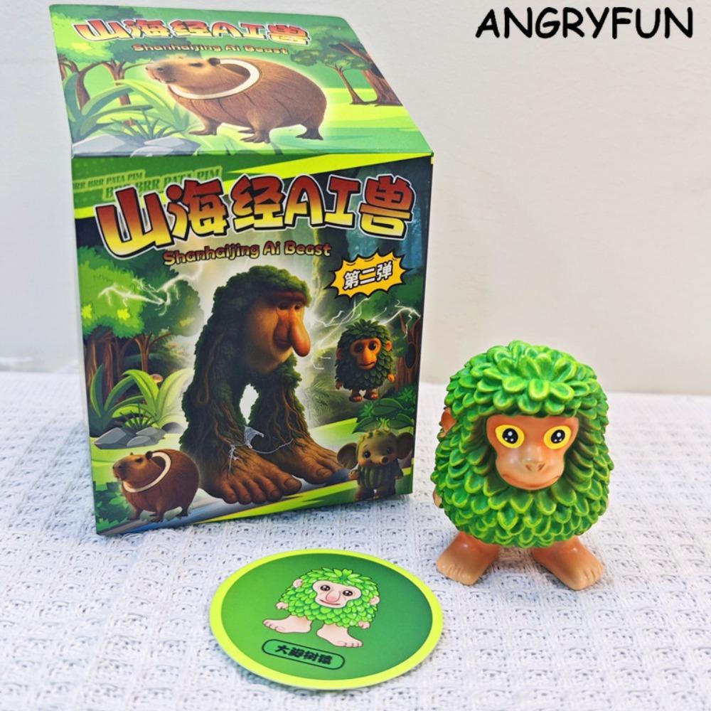ANGRYFUN Quirky Shanhaijing Hybrid Beast Blind Box Figure – Collectible Art Toy, Mini Desk Figurine Surprise Gift for Kids, Boys & Girls