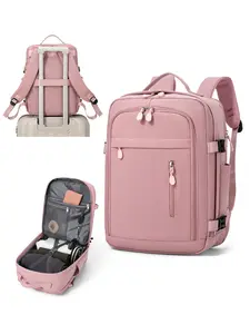 Aviation Certified Travel Backpack – Adjustable Shoulder Straps, Multiple Compartments, Durable, Ideal for Business Travel and Commuting, Travel Luggage Bag, Commuter Backpack | Adjustable Strap Bag | Zipper Backpack
