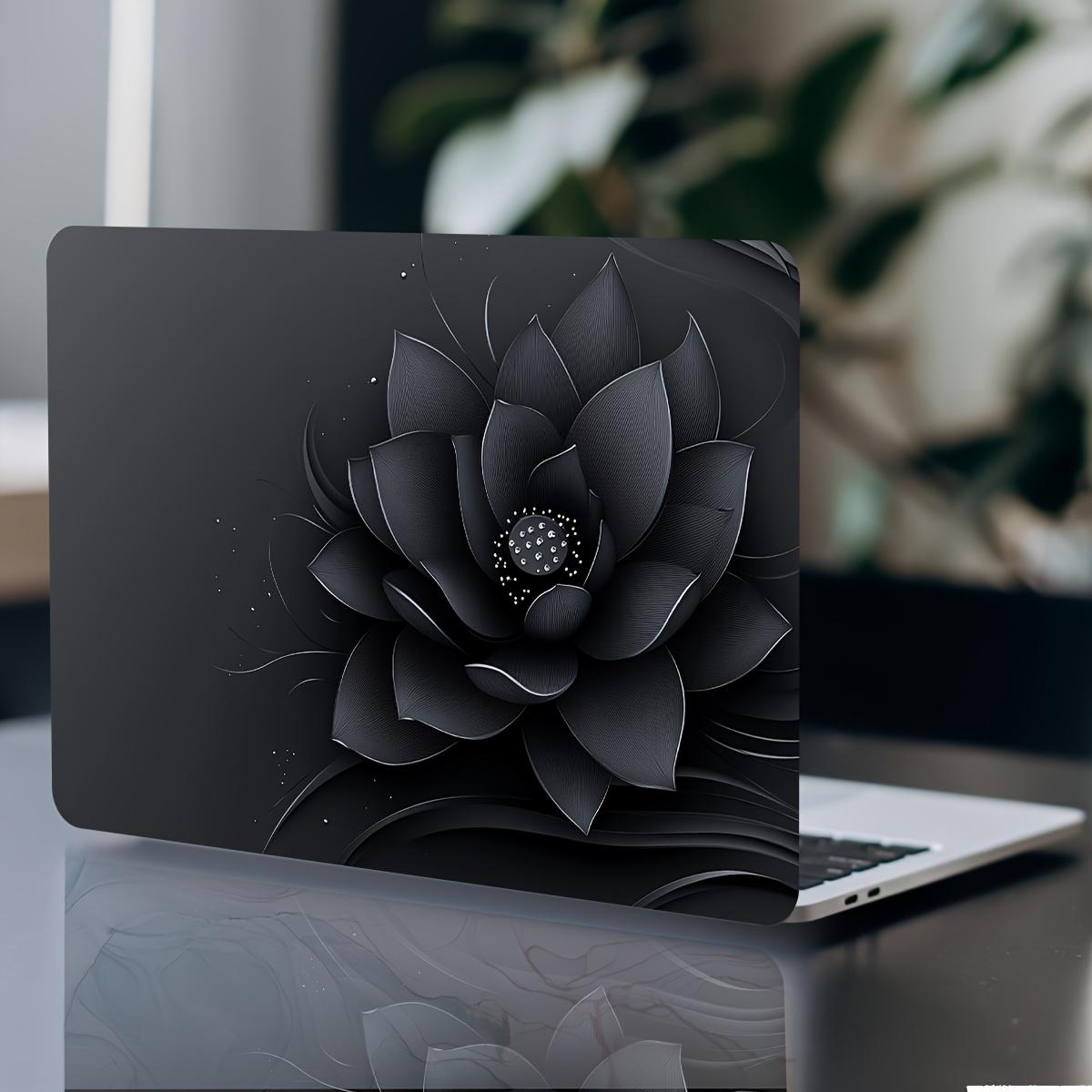 Lotus Pattern Laptop Sticker, Self Adhesive DIY Decorative Decal, Fashionable Laptop Decorative Sticker for HP, Dell, Lenovo, Apple, ASUS Laptop
