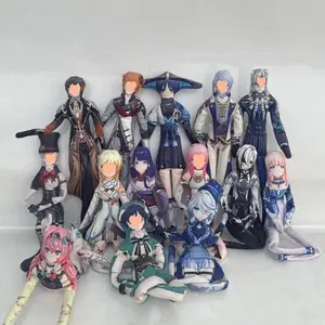 30cm Game Yuan Shen Impacting Mouse-shaped Dry Doll with Skeleton and Wire Hands and Feet Abstract Doll Full Character Keychain