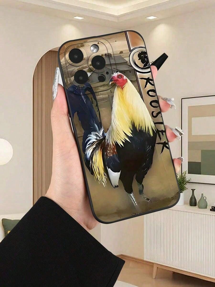 Rooster A Rooster Printed 2D Pattern Popular Creative High - End Beautiful ,Suitable For IPhone17/IPhone17 Air/IPhone17 Pro/IPhone17 Pro Max/16 Pro Max/15 Pro Max/14 Pro Max/13 Pro Max/12 Pro Max/11 Pro Max