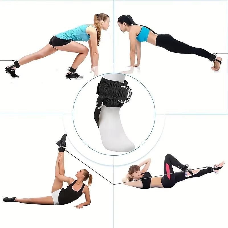 Padded Ankle Strap, 1 Count Ankle Strap for Cable Machines, Double D-ring Fitness Ankle Cuffs for Gym Workouts Leg Training Equipment Weight Training Equipment Padded Ankle Strap, 1 Count Ankle Strap for Cable Machines, Double D-ring Fitness Ankle Cuffs for Gym Workouts Leg Training Equipment Weight Training Equipment