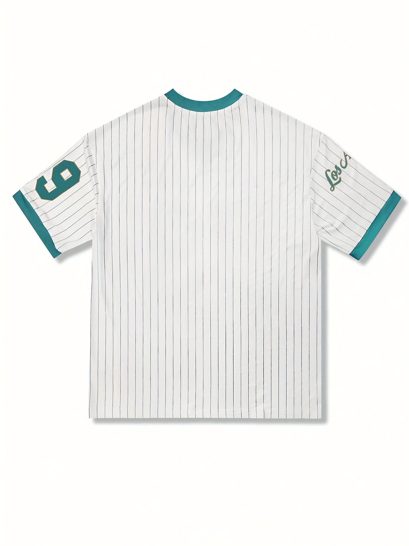 Women's Figure Print V Neck Fitted Knit Tee, Fashion and Trends Casual Short Sleeve T-shirt for Daily Wear, Ladies Womenswear Clothes for All Seasons