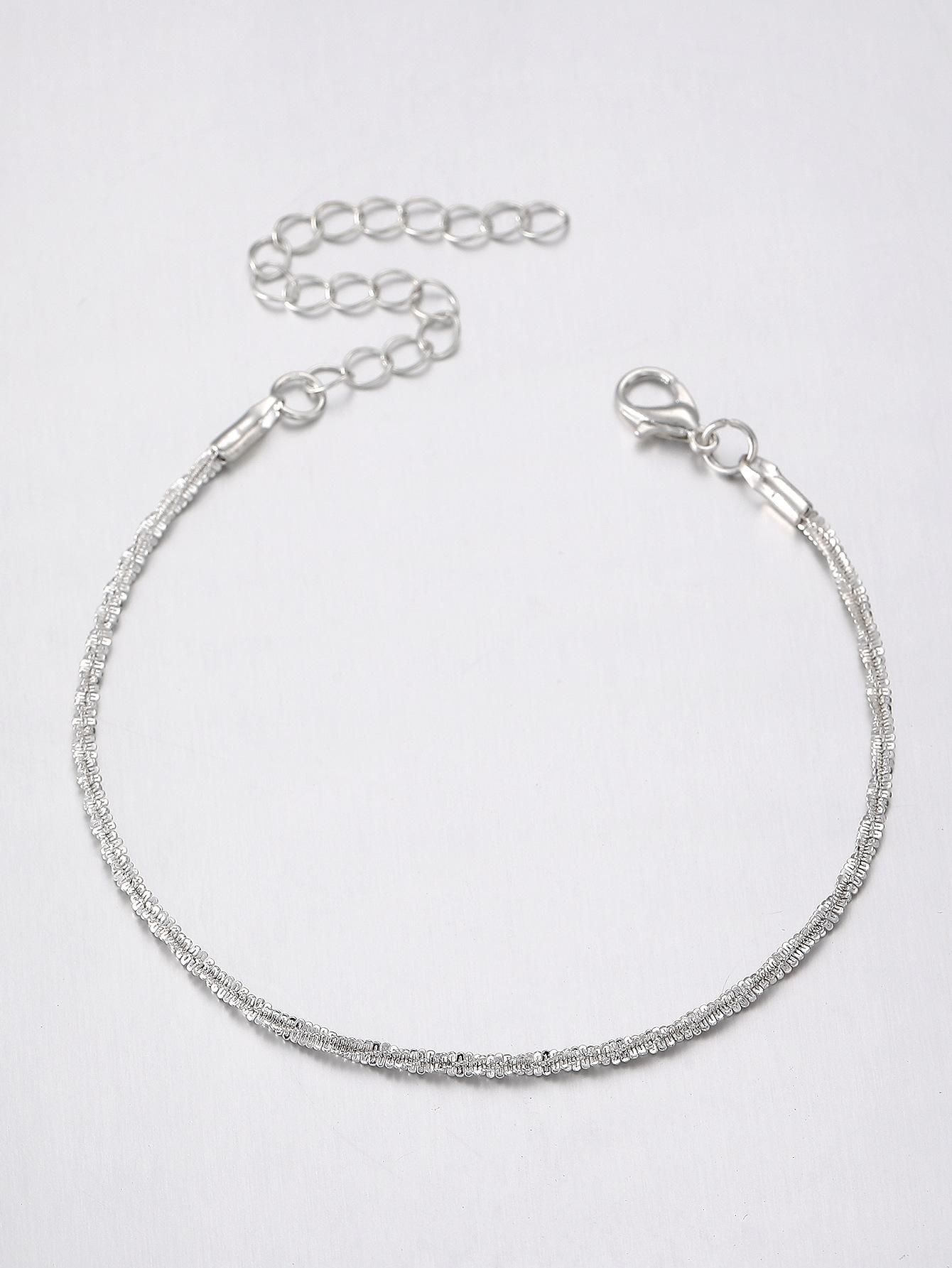 Fashionable and trendy beach hot-selling sparkling anklet for women, high-end minimalist style, glittering starry anklet, foot jewelry gift