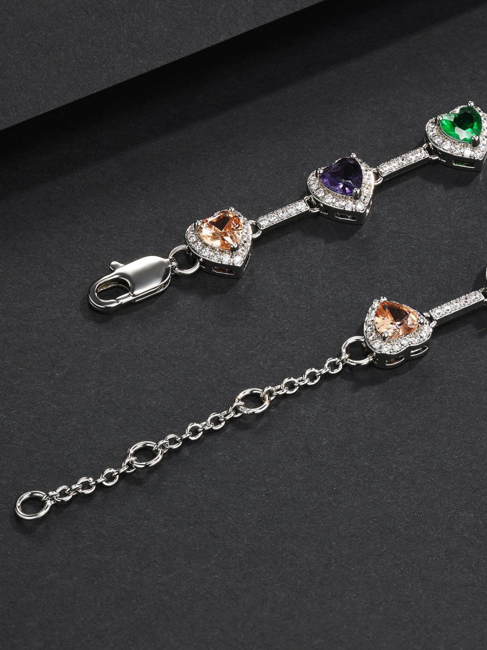 Heart Design Bracelet, Fashionable Jewelry for Women & Men, Trendy All-match & Exquisite Jewelry for Birthday Gift, Heart Shaped Bracelet