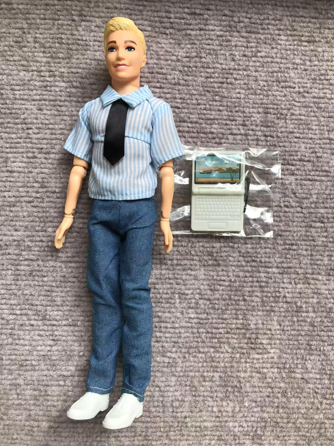 1/6 Male Doll With Clothing Set Homesome Soldier Men Doll  Handmade Clothes Outfit For 29CM Ken Prince Doll