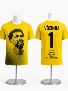 2026 Vozinha Jersey Breathable Sport Fabric, Full All over Print, Casual Long Top, Loose-Fitting, All Seasons, Unlined, Plain Surface