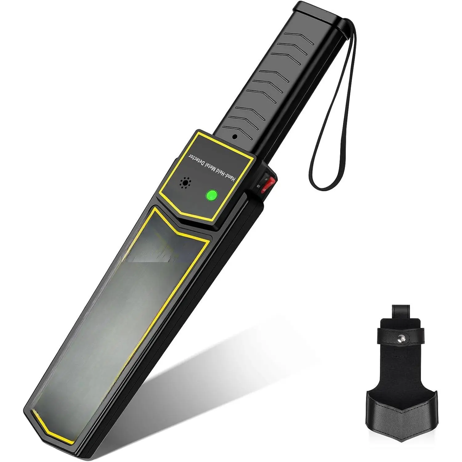 ANSENES Metal Detector Wand - High Sensitivity, Adjustable Sens., Event Security Tool with Holster Clip, Portable Sound & Vibration Alerts, Detects Metal Objects (Black, Inches-Compatible)