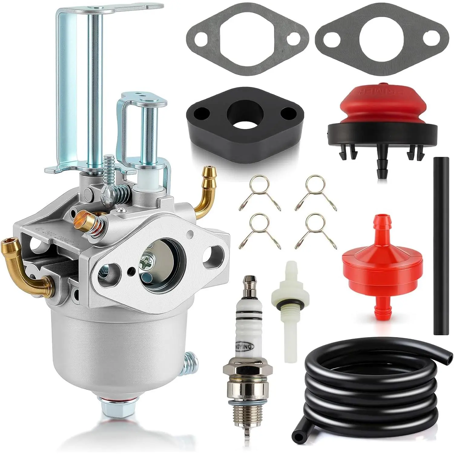 Carburetor for Power Clear 180 PC180 418ZR 418ZE 119-1980 38587 38272 38282 38452 Snow Blower 119-1570 119-1928 119-1977 Carb with Primer Bulb Fuel Filter Heat Shield