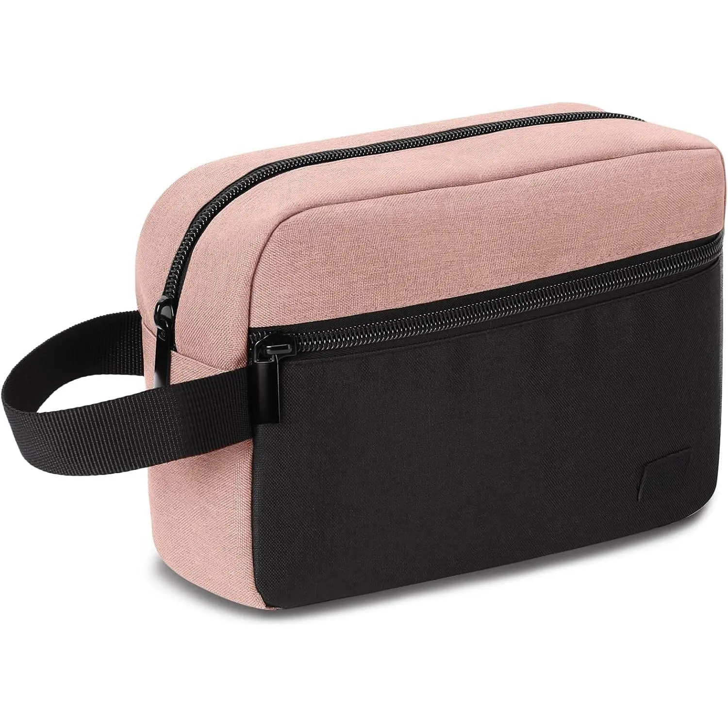 Travel Toiletry Makeup Bag for Women  Toiletries Dopp Kit Small Bathroom Hygiene Tool and  bag for Traveling Essential Shaving Pouch,Gifts for Women(&Black)