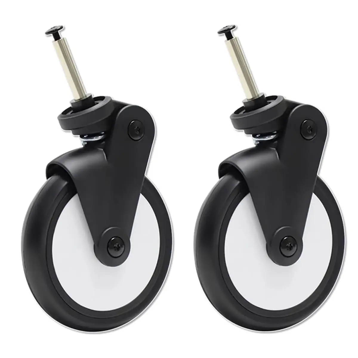 Stroller Front Wheel Replacement, 2 Pack Durable Stroller Wheels Compatible with YOYO