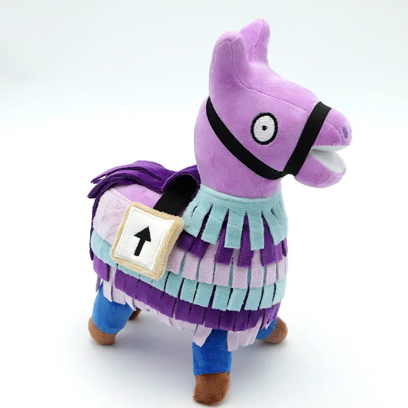 Cute Llama Game Plush Toy Meme Character Stuffed Animal Soft Collectible Loot Plush Gift for Kids and Fans