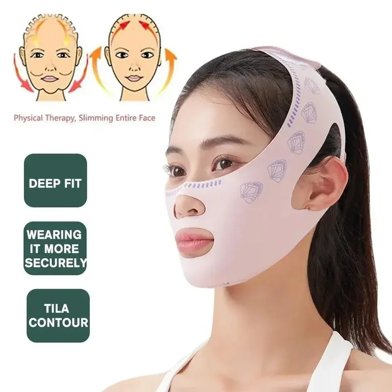 One chin wrinkle removing bandage V-shaped face lifting anti wrinkle band sleep facial mask beauty and health tool Daily Beauty Tool