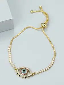 Luxury Zircon Evil Eye Bracelet, Perfect for Daily Wear, Dates, Parties, Engagements, Enhances Personal Style