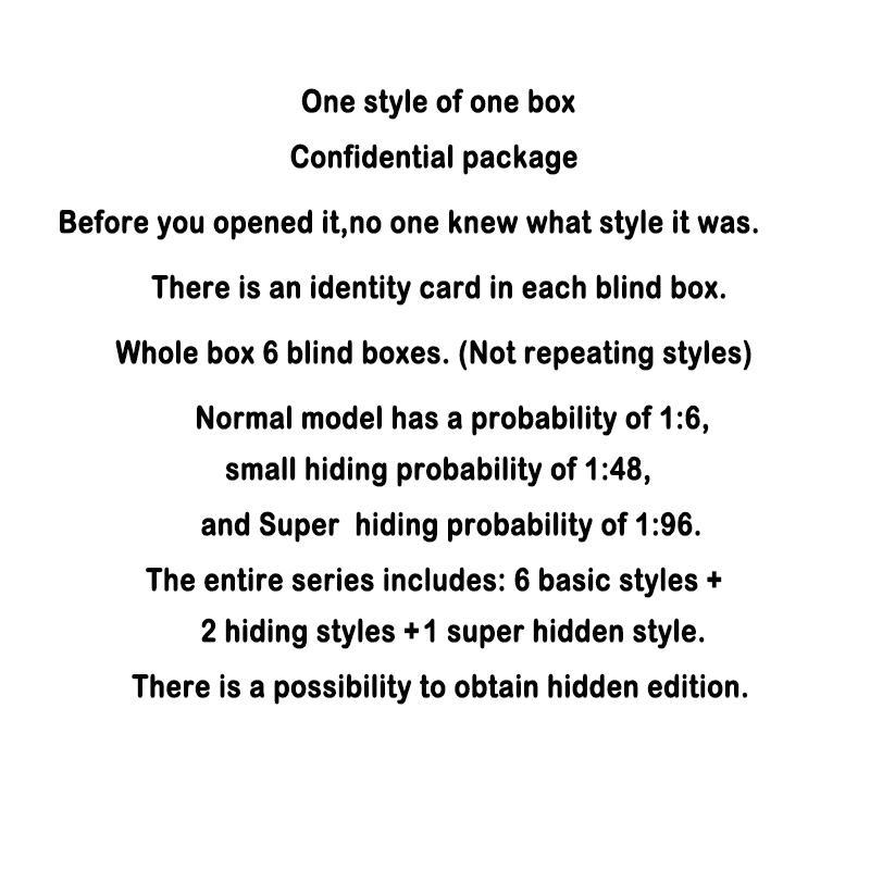 Ancient Nine Fox Design Blind Box, Blind Bag, 1 Box Random Cute Action Figure Mystery Box for Home Decor, Ideal Birthday Gifts