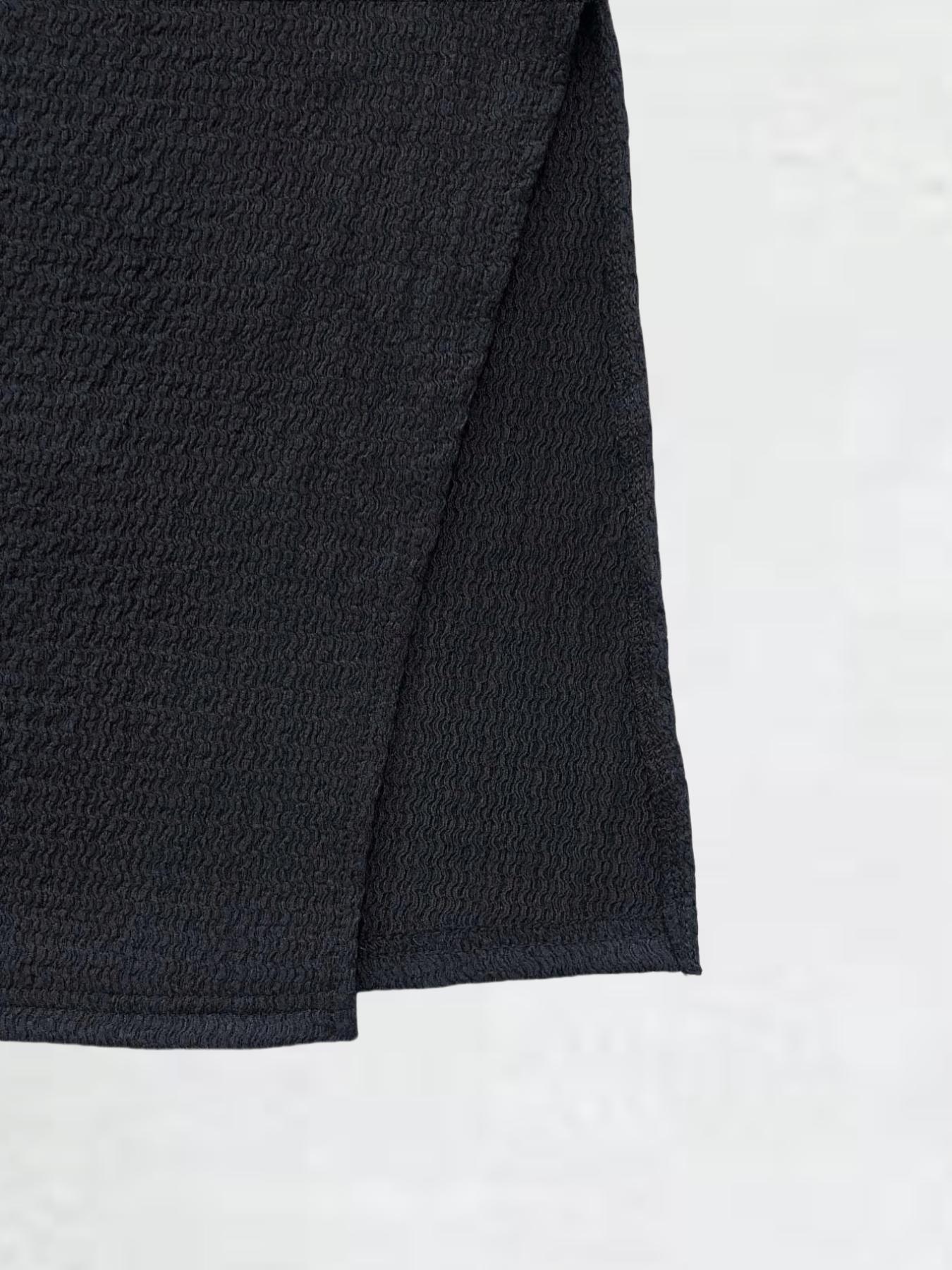 Two-Piece Set Women's Solid Split Hem Strapless Tube Top & High Waist Pants Set, Elegant Fashion Casual Two Piece Outfits for Daily Outdoor Wear, Ladies Clothes for Summer