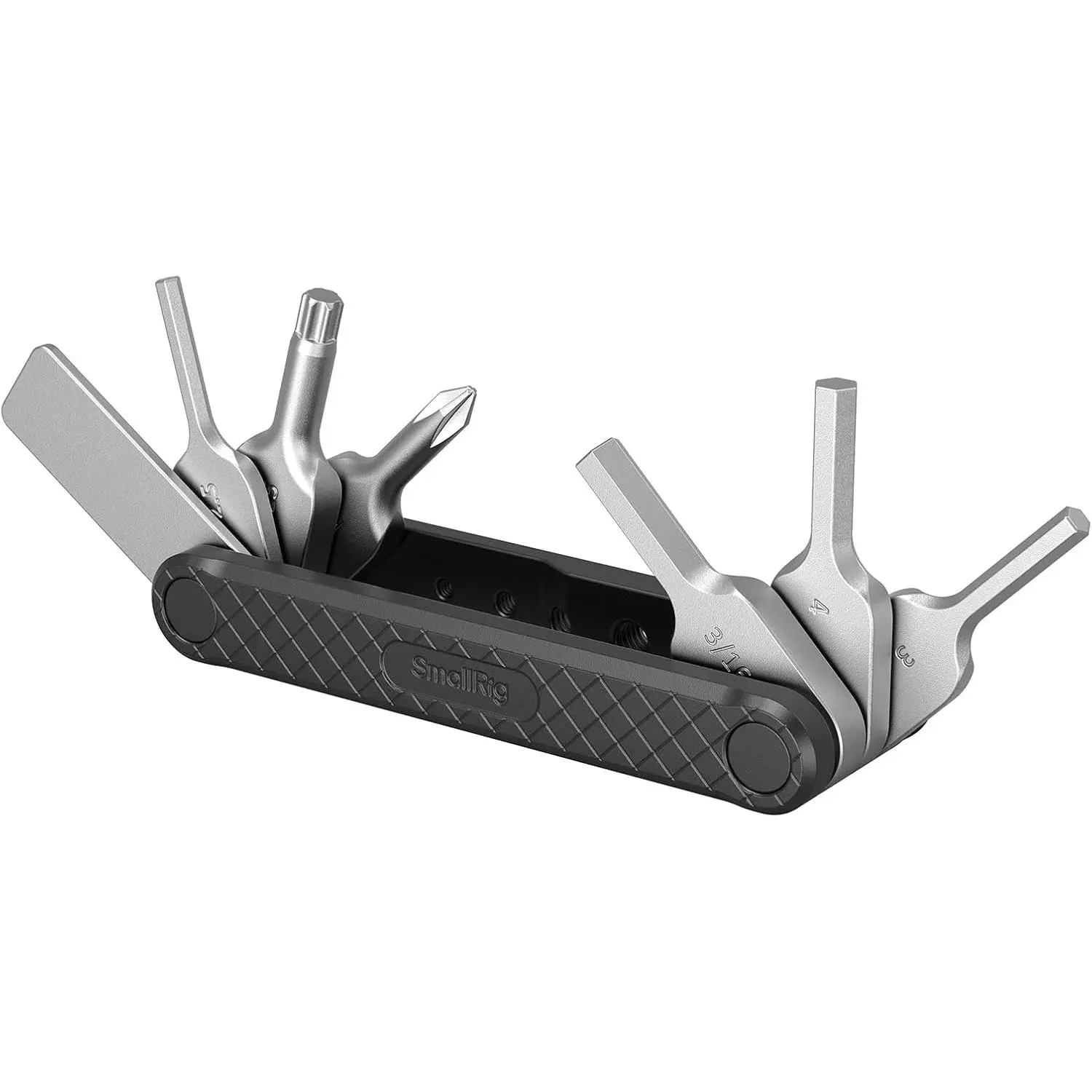 Folding Tool Set - 4681| Comes with a screwdriver and hex key, includes seven functional tools