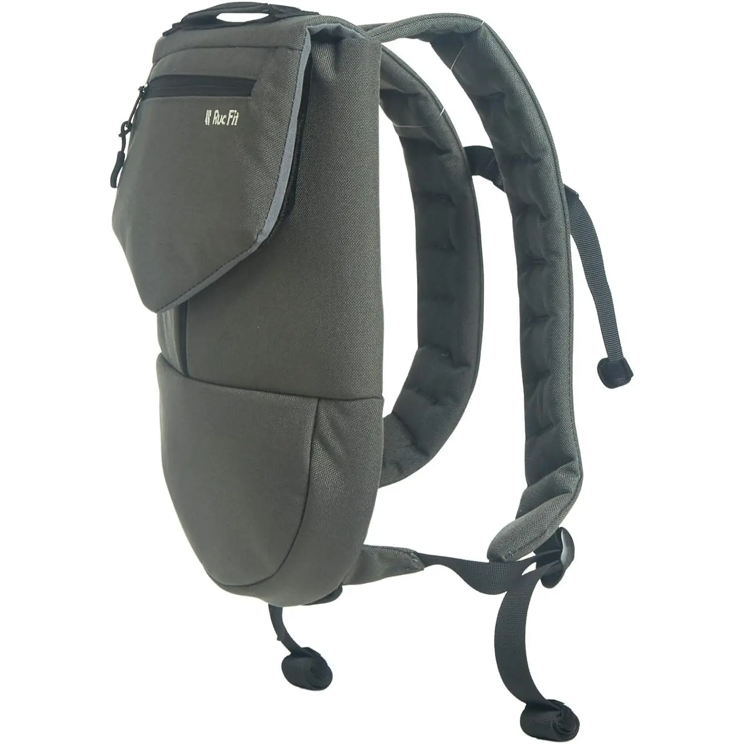 Weighted Rucking Backpack (Ruc Pack) for Walking & Strength Training, 1000D CORDURA with Sternum Strap & Hip Belt, Holds 3 Weight Plates (Max 25 lbs Total: 2x10 lb, 1x5 lb)