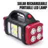 Portable Solar-Powered Camping Light, Outdoor Rechargeable LED Flashlight, Flashlight Lighting, Multifunctional Solar Hand Lamp for Camping and Hiking, Camping Accessories, Solar Camping Lights