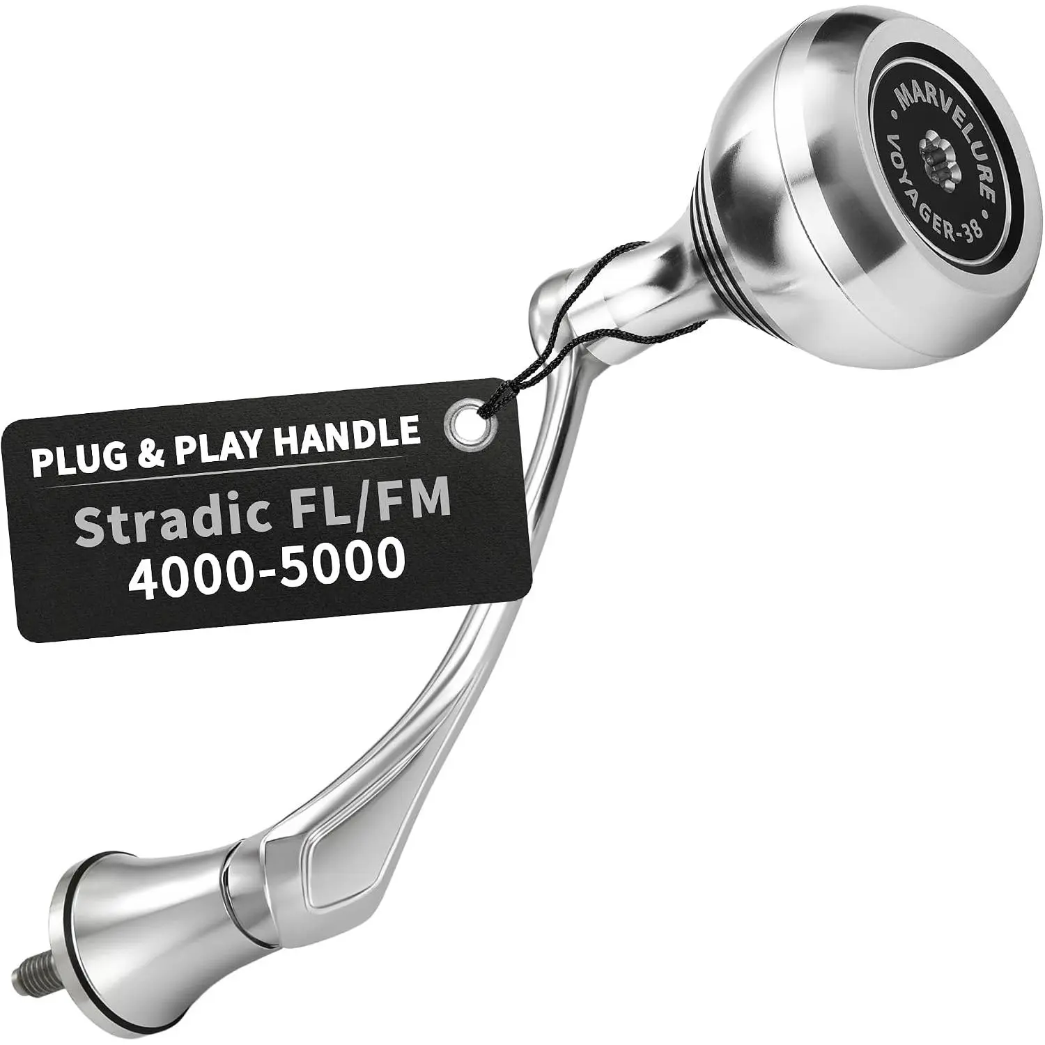 Power Handle Compatible for  Stradic FL FM, Stella, Vanford, Vanquish,  Power, Ultegra, Sustain, Nasci FC FD 1000-5000 Spinning Reels