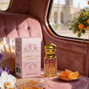 10ML Orchid Middle Eastern Fragrance Roll-On, Alcohol-Free Women's Perfume, Long-Lasting Distinctive Fresh Scent, Lingering Fragrance, Portable Design, Gift Idea