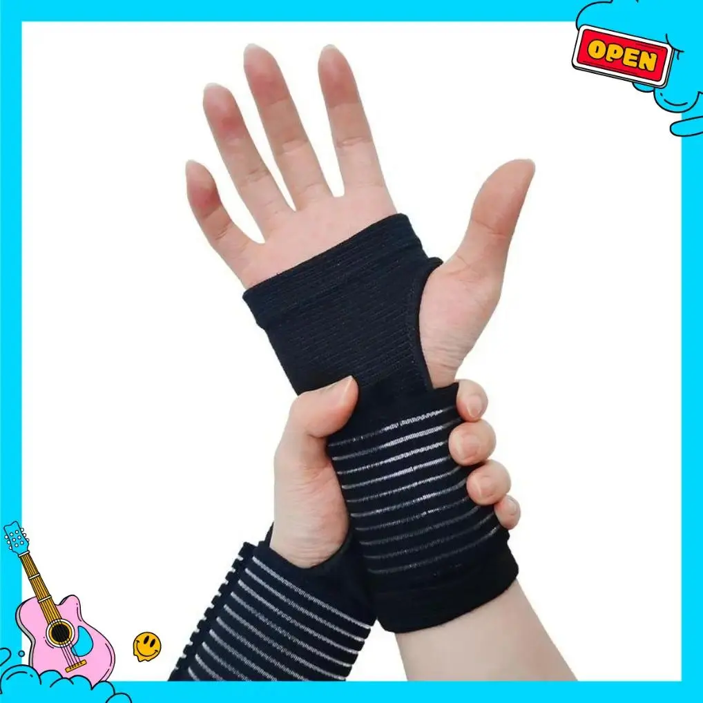 2 Pack Adjustable Wrist Support Brace for Men and Women, Breathable Compression Wrap for Carpal Tunnel Arthritis Tendonitis and Daily Use