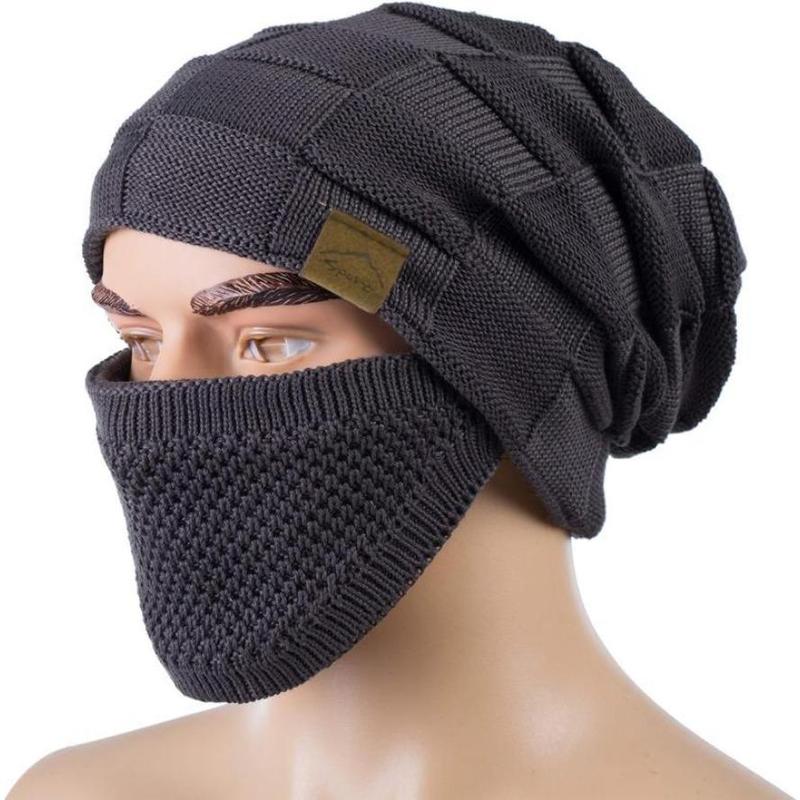 Unisex 2-in-1 Knit Hat & Face Mask Set - Lightweight Warm Windproof, Soft Stretchy Full Coverage, Viral Pick for Skiing Snowboarding Cold Weather Outdoor Gear Unisex 2-in-1 Knit Hat & Face Mask Set - Lightweight Warm Windproof, Soft Stretchy Full Coverage, Viral Pick for Skiing Snowboarding Cold Weather Outdoor Gear