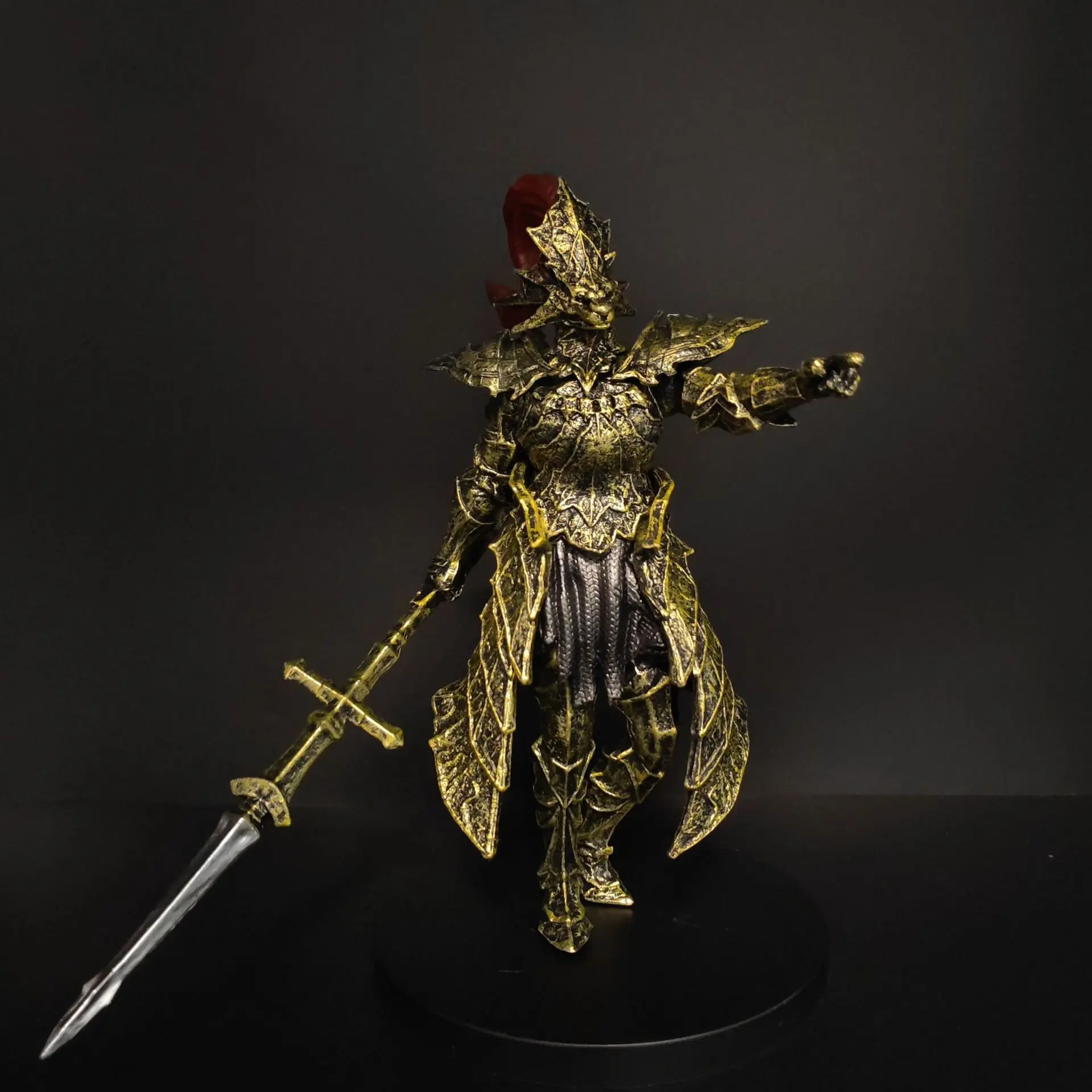 Dark Souls Dragon Hunter Ostara Chess Anime Model Figure Collectible, Detailed Handmade Statue for Fans, Perfect Gift for Enthusiasts