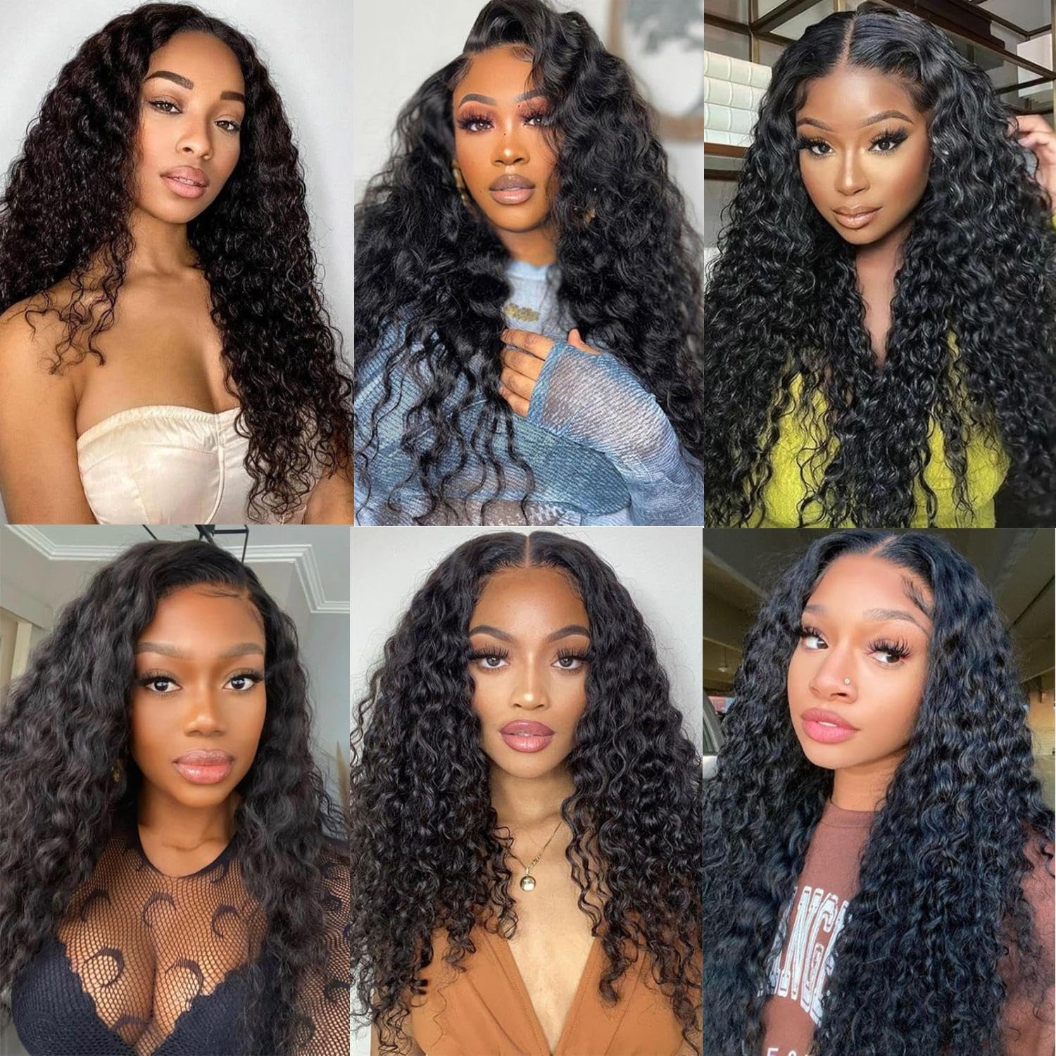 [Update 13x6 Glueless Wig] Bling Hair 13x6 13x4 HD Transparent Glueless Lace Front Human Hair Wigs For Women Deep Wave 30 32 34 Inch Brazilian Curly Water Wave Glueless Wig Human Hair #TikTokShopHolidayHaul