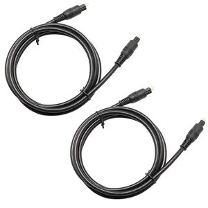 2 Pack Digital Optical Audio Cable - 6 Feet, Home Theater Fiber Optic Toslink Male to Male Gold Plated Optical Cables (1.8 Meters) for Home Theater, Sound Bar, TV, PS4, Xbox