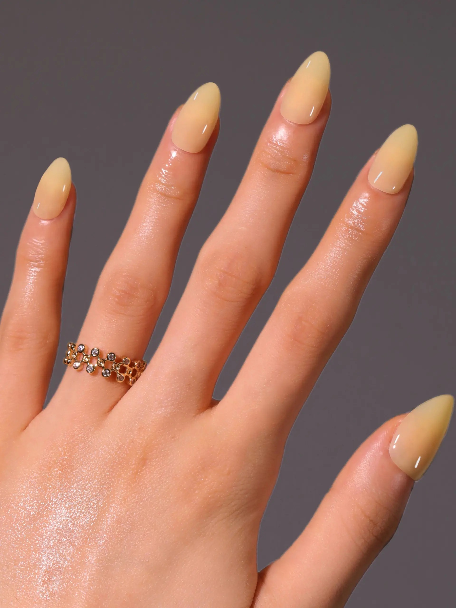 Simple Press-On Nails, Elegant Plain Design, Wearable Armor Gel Nail Tips, All-Seasons Fashion, No Choking Hazard