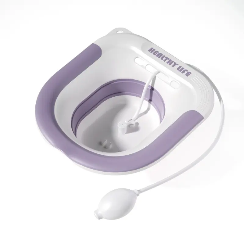 New Foldable Sit Bath Basin, Comfortable Postpartum Wash Bowl, Pregnant Woman's Toilet Seat, Rectal Surgery Care, Relaxing Bath Time