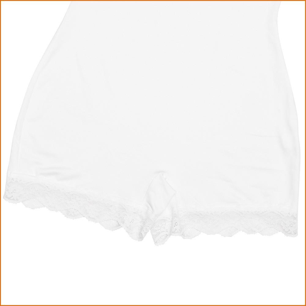 KODA & CO 04 Lace Trim Sleeveless Bodysuit For Women  Adjustable Spaghetti Strap High Waist Sexy Shapewear