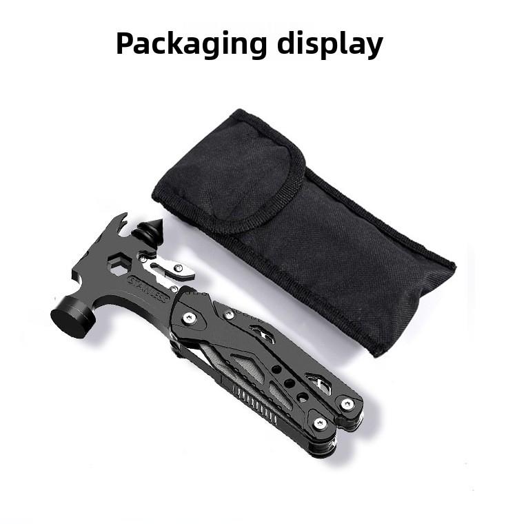 Multifunctional Emergency Escape Hammer Portable Car Window Breaker Survival Tool for Outdoor Camping Hiking Adventure Safety Gear