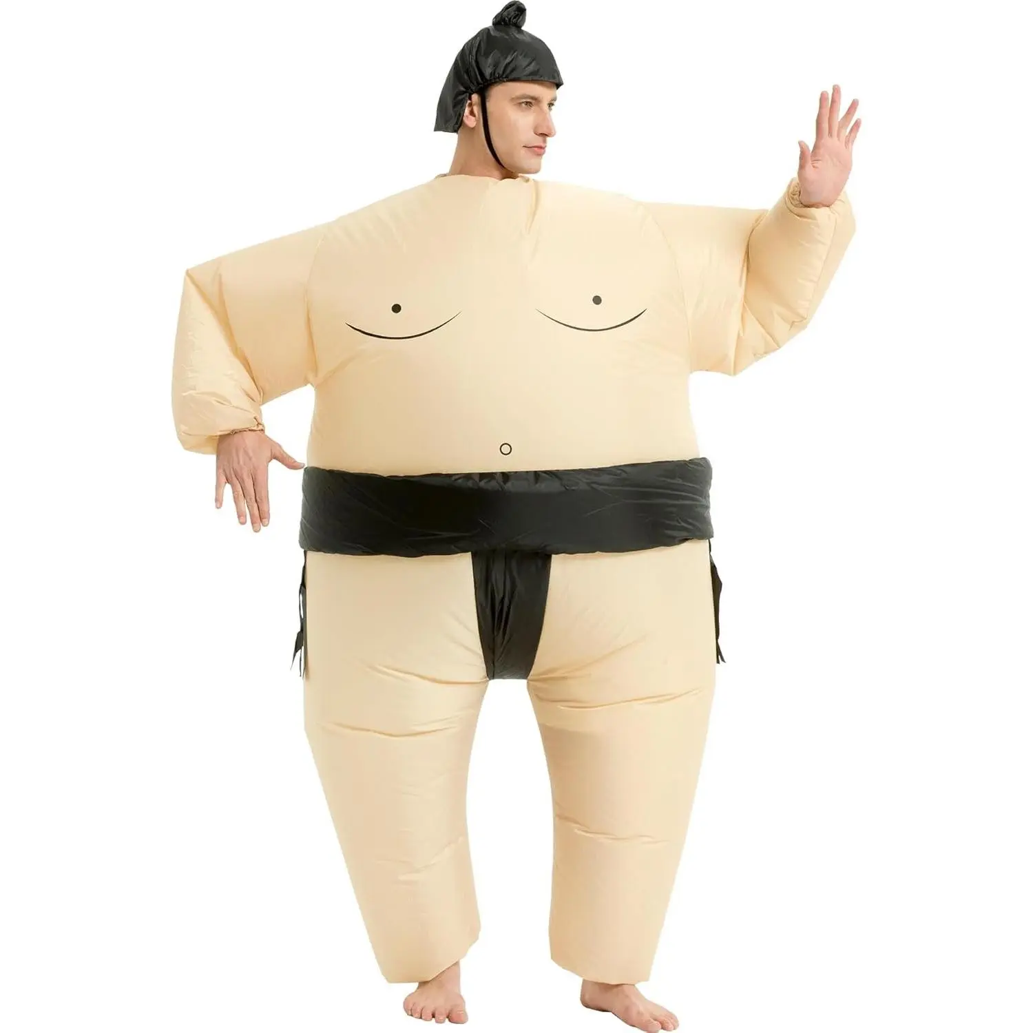 Inflatable Sumo Wrestler Costume for Adults - Blow Up Halloween Fancy Dress Suit for Men and Women(Gift)