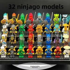 Fantasy masked minifigure building block characters matched with two-wheeled vehicle models, universal compatible building blocks, high-quality educational DIY assembly gift box set for boys