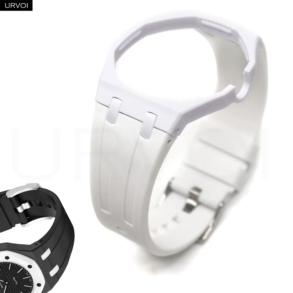 URVOI Case Band for Swatch x AP Royal Pop Pocket Watch switch to Wristwatch design Modification Accessories wearable silicone strap
