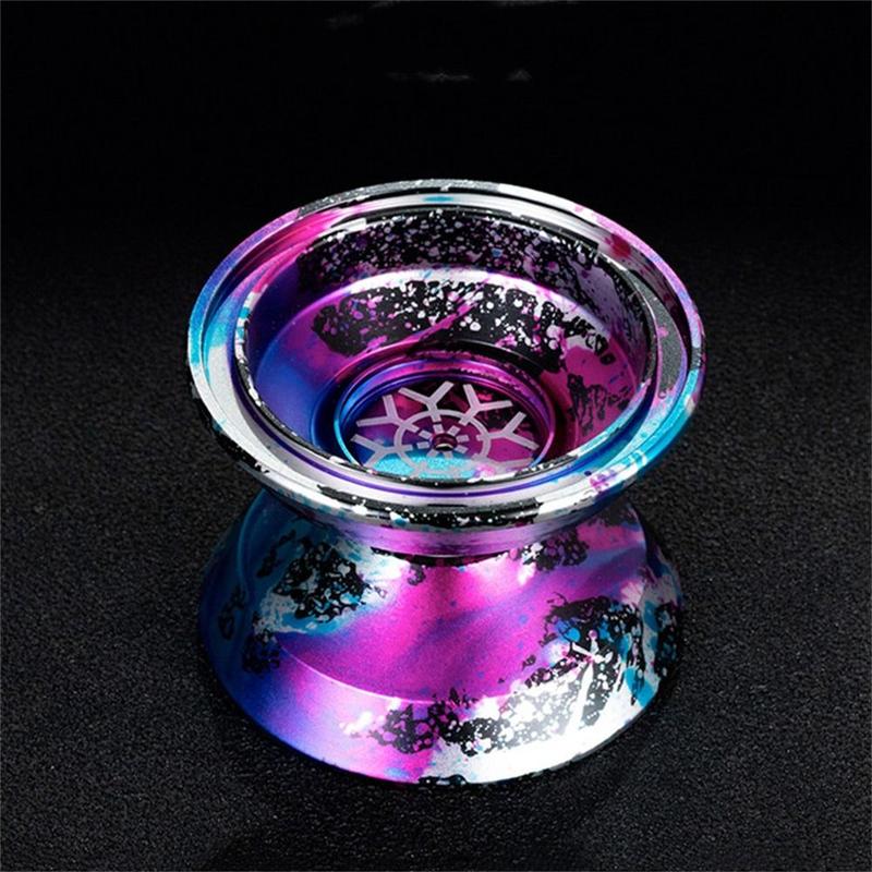 Fashion 10 Ball Bearing Metal Yoyo High Speed Unresponsive Yo Yo Toys Professional Alloy Aluminum Yoyo Ball 1A/3/5A