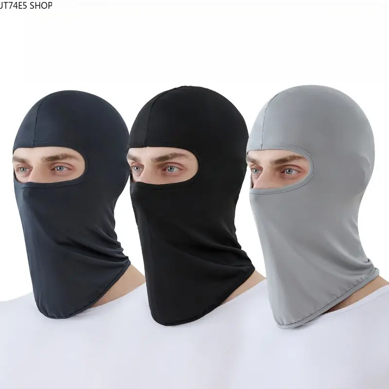 Outdoor Cycling Sun Protection Balaclava, Windproof Dustproof Helmet Liner Sports Headscarf for Men & Women