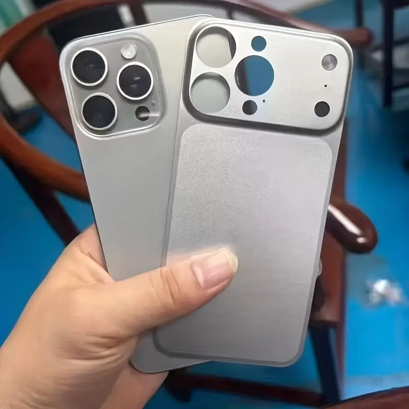2 Packs Compatible with iPhone 13/14/15/16 Pro/Pro Max Rear Cover Conversion Sticker, Easy Installation, Quickly Convert 17 Pro/Pro Max Rear Cover, - Full Coverage Back Cover Kit Upgraded to 17 Pro/17 Pro Max, Anti-Fingerprint& Scratch-Resistant