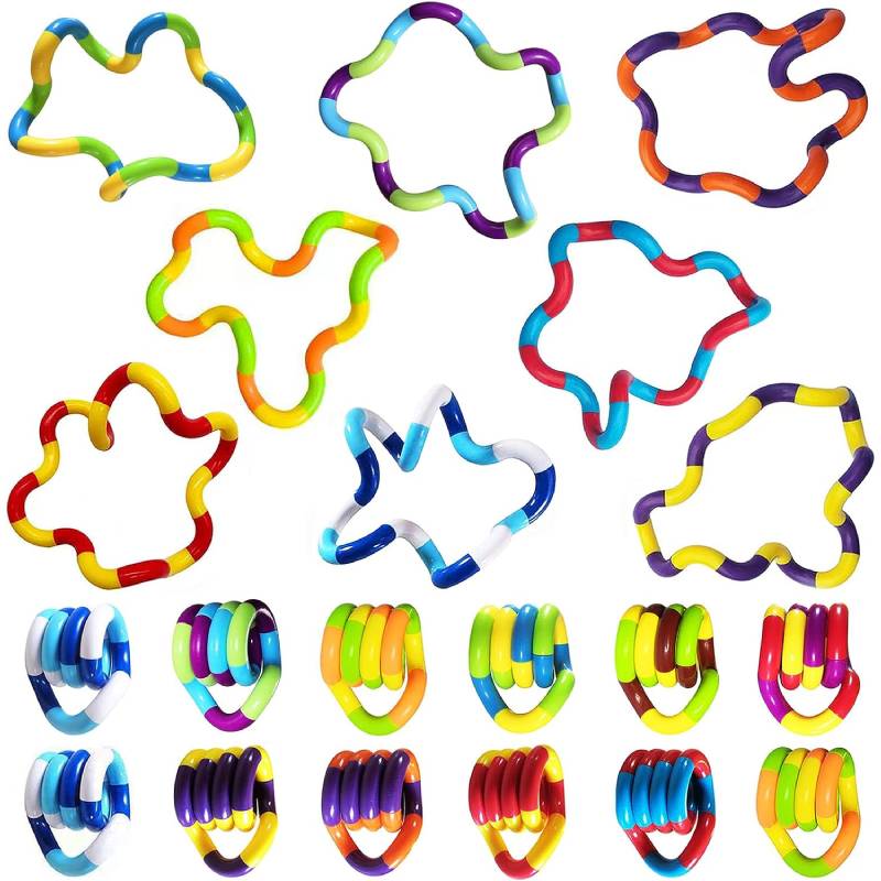 3pcs Tangle Fidget Toy Twisting Sensory Toy Hand-Eye Coordination Toy Anxiety Relief Finger Toy for Kid Adult Fine Motor Skills 3pcs Tangle Fidget Toy Twisting Sensory Toy Hand-Eye Coordination Toy Anxiety Relief Finger Toy for Kid Adult Fine Motor Skills
