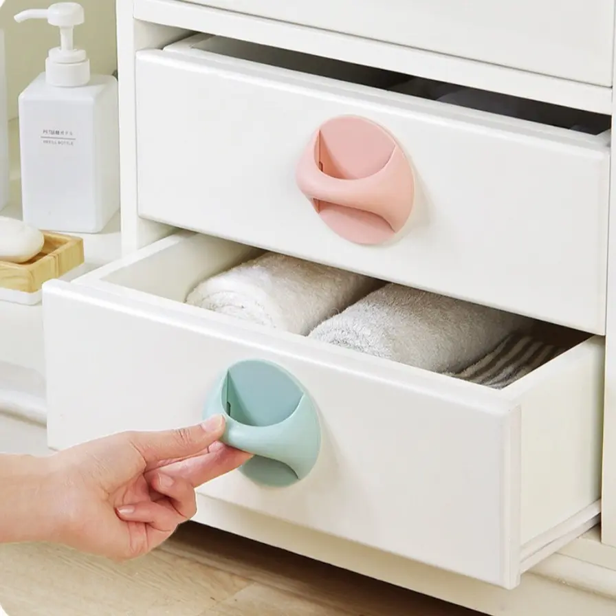 2pc Multi-Functional Door Handle Set, Home Cabinet Safety Handles, Glass Door Pulls, Durable & Easy-To-Install Hardware Accessories