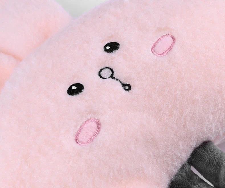 Woman Girl Neck Cushion Rabbit Car Accessories Seat Belt Shoulder Pad Animal Cervical Pillow Universal Headrest Cute Neck Pillow
