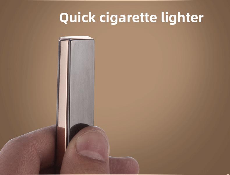 USB Rechargeable Lighter Ultra-thin Metal Tungsten Wire Windproof Electronic Cigarette Lighter