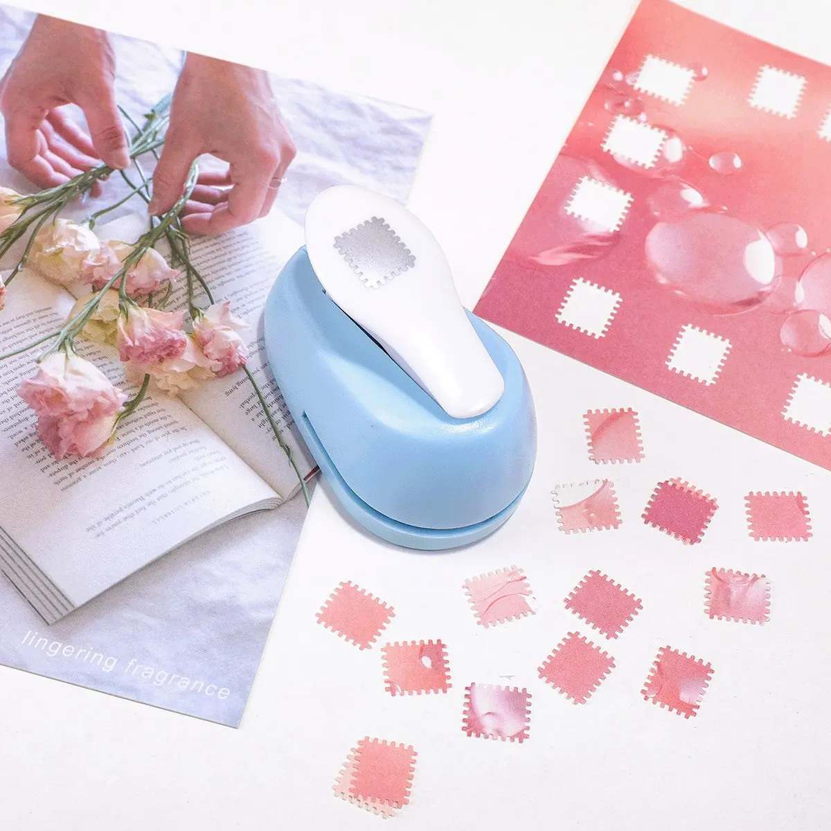 Stamp Shape Paper Puncher, Portable Handmade Puncher, Ideal for Crafts, Scrapbooks, DIY Card Making, Paper Craft Tools Gift