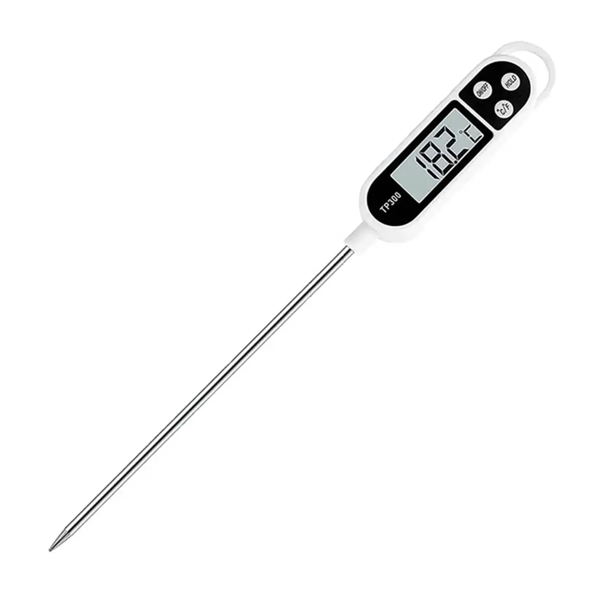Candy Thermometer Digital  Read for Meat Kitchen Cooking  Oil Deep Fry BBQ Grill  (1, 9.4in)
