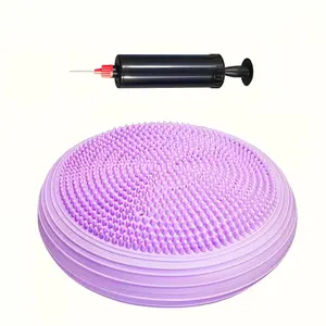 45cm Tpe Non-Slip Balance Cushion, Inflatable Wobble Disc for Core Training, Home Yoga Pilates, Posture Correction, Desk Sitting Relief